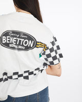 Vintage, 90s, United, Colors, of, Benetton, Racing, Tee, The Real Deal, size medium, colour Multicolour, newtown, sydney, australia, thrift store, opshop, preloved, secondhand, sustainable, retro, antique, 70s, 80s, 90s, 2000s, 00s, fashion, clothing, streetwear, trendy, garment, style, boutique, store, shop, archive, sale, cheap, best, top, T-Shirts