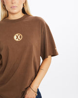 Vintage, Hurley, Skate, Tee, The Real Deal, size medium, colour Brown, newtown, sydney, australia, thrift store, opshop, preloved, secondhand, sustainable, retro, antique, 70s, 80s, 90s, 2000s, 00s, fashion, clothing, streetwear, trendy, garment, style, boutique, store, shop, archive, sale, cheap, best, top, T-Shirts
