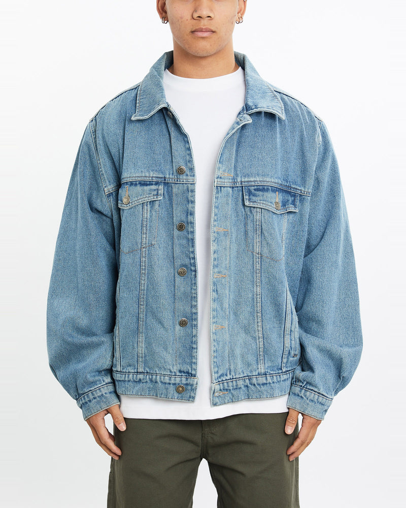 Vintage, Wrangler, Blanket, Lined, Denim, Jacket, The Real Deal, size extra large, colour Blue, newtown, sydney, australia, thrift store, opshop, preloved, secondhand, sustainable, retro, antique, 70s, 80s, 90s, 2000s, 00s, fashion, clothing, streetwear, trendy, garment, style, boutique, store, shop, archive, sale, cheap, best, top, Jackets