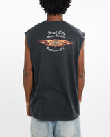 Vintage, 90s, Harley, Davidson, Tank, The Real Deal, size large, colour Black, newtown, sydney, australia, thrift store, opshop, preloved, secondhand, sustainable, retro, antique, 70s, 80s, 90s, 2000s, 00s, fashion, clothing, streetwear, trendy, garment, style, boutique, store, shop, archive, sale, cheap, best, top, T-Shirts