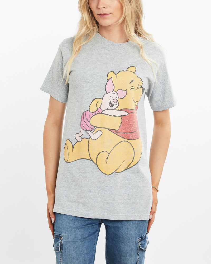 Vintage, 90s, Disney, Winnie, The, Pooh, Tee, The Real Deal, size medium, colour Grey, newtown, sydney, australia, thrift store, opshop, preloved, secondhand, sustainable, retro, antique, 70s, 80s, 90s, 2000s, 00s, fashion, clothing, streetwear, trendy, garment, style, boutique, store, shop, archive, sale, cheap, best, top, T-Shirts