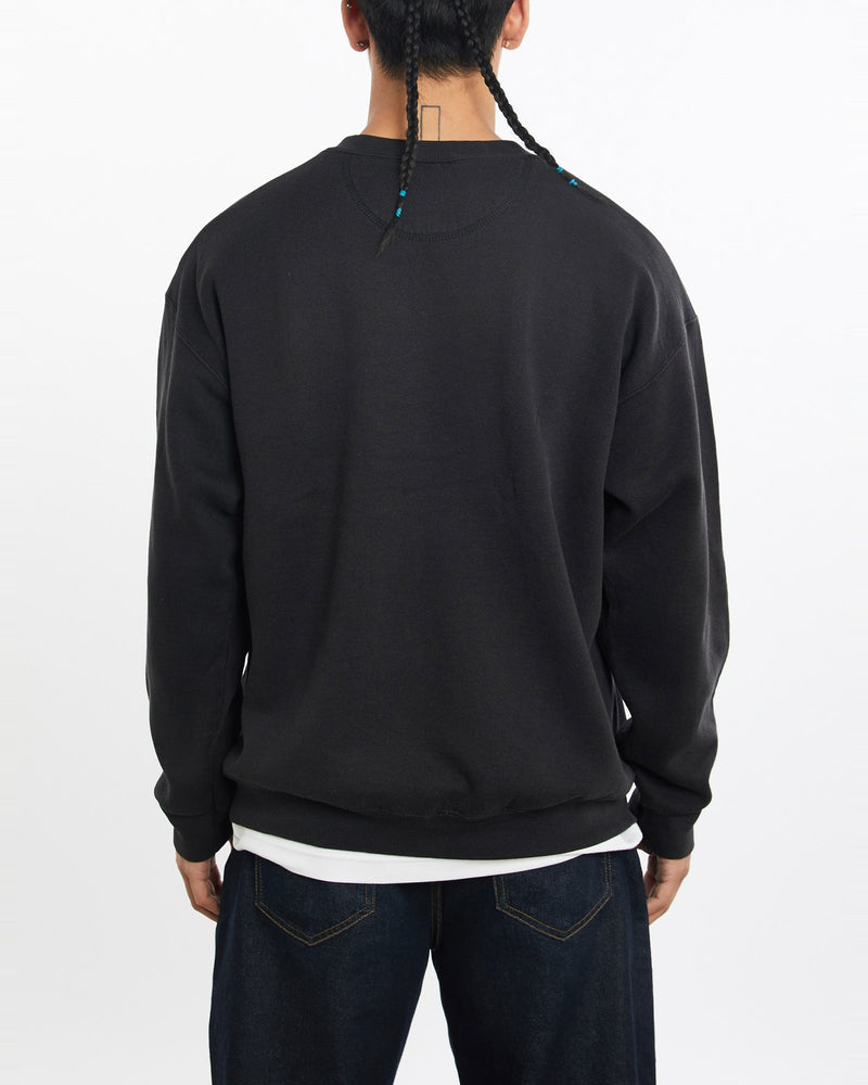 Vintage, 90s, Planet, Hollywood, Sweatshirt, The Real Deal, size large, colour Blue, newtown, sydney, australia, thrift store, opshop, preloved, secondhand, sustainable, retro, antique, 70s, 80s, 90s, 2000s, 00s, fashion, clothing, streetwear, trendy, garment, style, boutique, store, shop, archive, sale, cheap, best, top, Sweats and hoodies