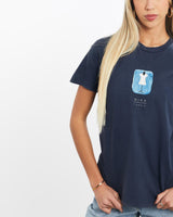 Vintage, Nike, Tennis, Tee, The Real Deal, size extra small, colour Navy, newtown, sydney, australia, thrift store, opshop, preloved, secondhand, sustainable, retro, antique, 70s, 80s, 90s, 2000s, 00s, fashion, clothing, streetwear, trendy, garment, style, boutique, store, shop, archive, sale, cheap, best, top, T-Shirts