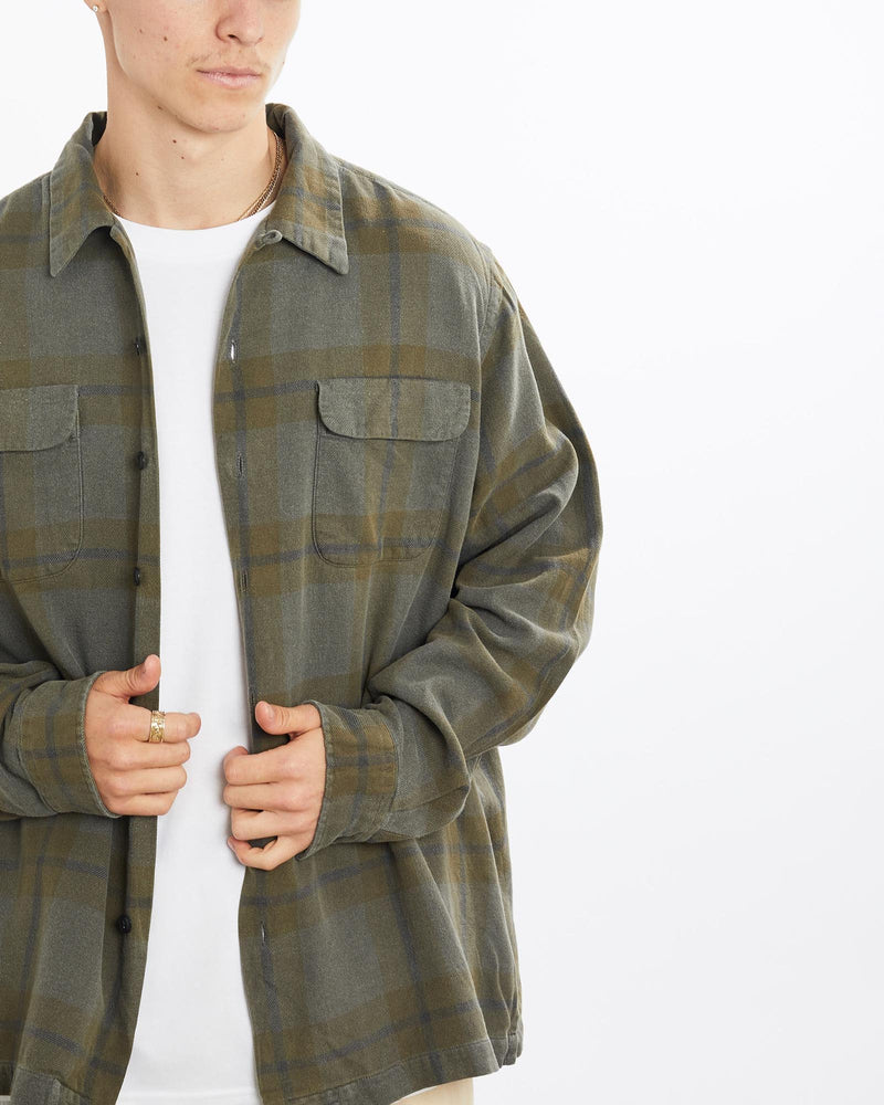 Vintage, 90s, Ralph, Lauren, Polo, Sport, Button, Up, Shirt, The Real Deal, size large, colour Green, newtown, sydney, australia, thrift store, opshop, preloved, secondhand, sustainable, retro, antique, 70s, 80s, 90s, 2000s, 00s, fashion, clothing, streetwear, trendy, garment, style, boutique, store, shop, archive, sale, cheap, best, top, Shirts