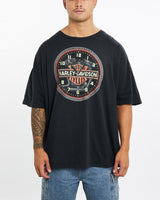 Vintage, 1994, Harley, Davidson, Glow, In, The, Dark', Tee, The Real Deal, size double extra large, colour Black, newtown, sydney, australia, thrift store, opshop, preloved, secondhand, sustainable, retro, antique, 70s, 80s, 90s, 2000s, 00s, fashion, clothing, streetwear, trendy, garment, style, boutique, store, shop, archive, sale, cheap, best, top, T-Shirts