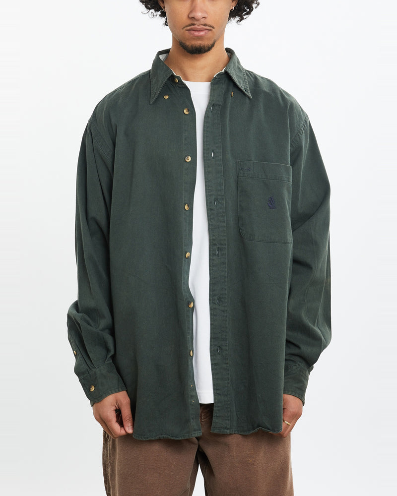 Vintage 90s Nautica Button Up Shirt <br>L , The Real Deal , newtown, sydney, australia, thrift store, opshop, preloved, secondhand, sustainable, retro, antique, 70s, 80s, 90s, 2000s, 00s, fashion, clothing, streetwear, trendy, garment, style, boutique, store, shop, archive, sale, cheap, best, top