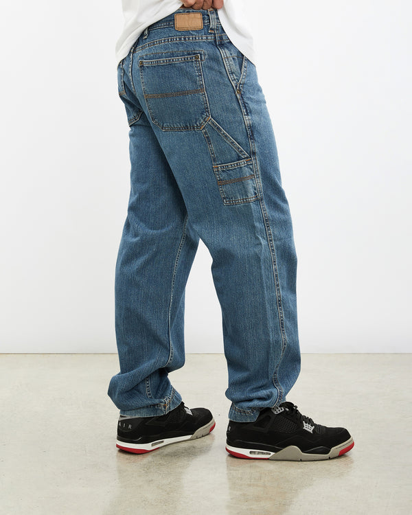 Vintage Urban Up Denim Carpenter Pants <br>34"