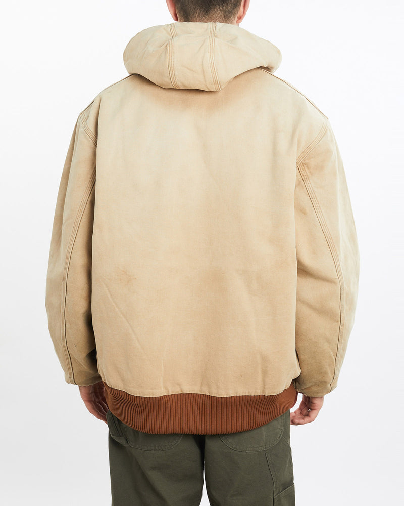 Vintage, Carhartt, Active', Jacket, The Real Deal, size extra large, colour Beige, newtown, sydney, australia, thrift store, opshop, preloved, secondhand, sustainable, retro, antique, 70s, 80s, 90s, 2000s, 00s, fashion, clothing, streetwear, trendy, garment, style, boutique, store, shop, archive, sale, cheap, best, top, Jackets