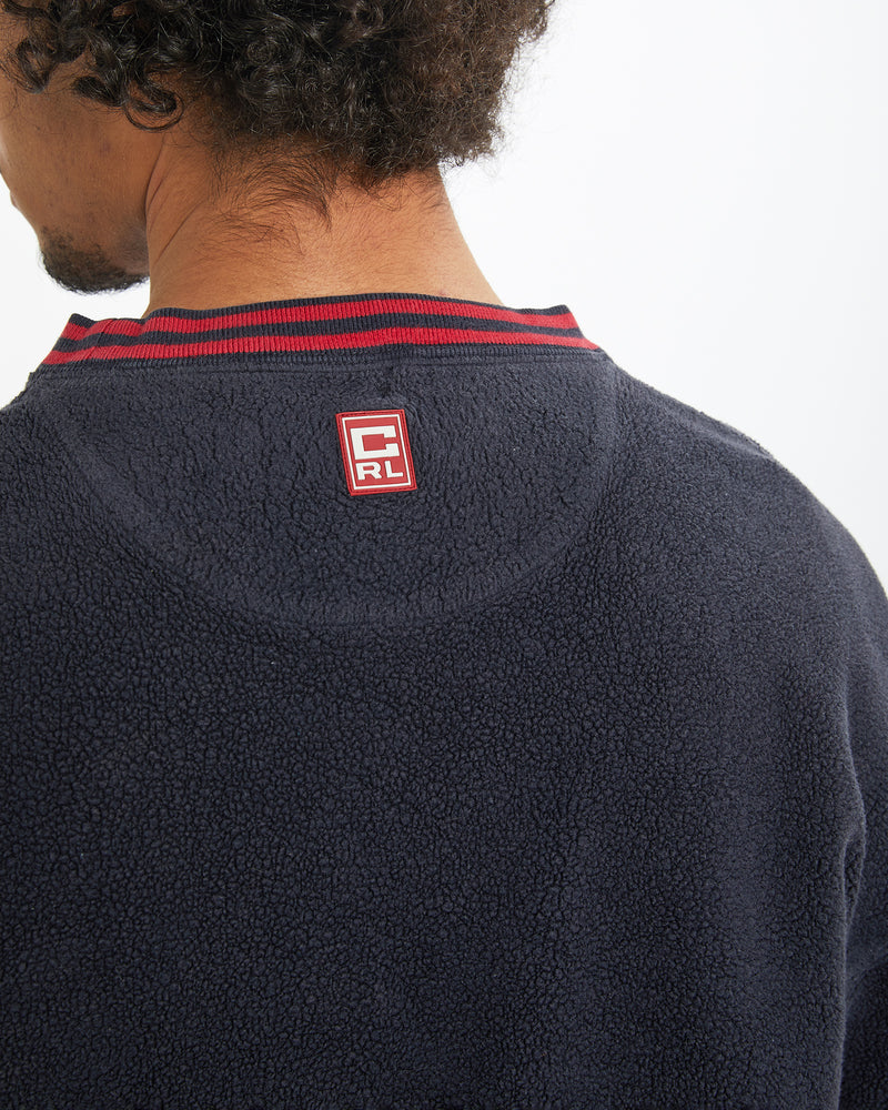 Vintage 90s Chaps Ralph Lauren Fleece Sweatshirt <br>M , The Real Deal , newtown, sydney, australia, thrift store, opshop, preloved, secondhand, sustainable, retro, antique, 70s, 80s, 90s, 2000s, 00s, fashion, clothing, streetwear, trendy, garment, style, boutique, store, shop, archive, sale, cheap, best, top