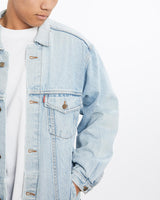 Vintage, Levi's, Denim, Jacket, The Real Deal, size large, colour Blue, newtown, sydney, australia, thrift store, opshop, preloved, secondhand, sustainable, retro, antique, 70s, 80s, 90s, 2000s, 00s, fashion, clothing, streetwear, trendy, garment, style, boutique, store, shop, archive, sale, cheap, best, top, Jackets