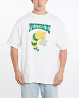 Vintage, Northside, Vikings, Basketball, Tee, The Real Deal, size double extra large, colour White, newtown, sydney, australia, thrift store, opshop, preloved, secondhand, sustainable, retro, antique, 70s, 80s, 90s, 2000s, 00s, fashion, clothing, streetwear, trendy, garment, style, boutique, store, shop, archive, sale, cheap, best, top, T-Shirts