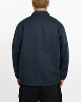 Vintage, Mechanic, Jacket, The Real Deal, size extra large, colour Navy, newtown, sydney, australia, thrift store, opshop, preloved, secondhand, sustainable, retro, antique, 70s, 80s, 90s, 2000s, 00s, fashion, clothing, streetwear, trendy, garment, style, boutique, store, shop, archive, sale, cheap, best, top, Jackets