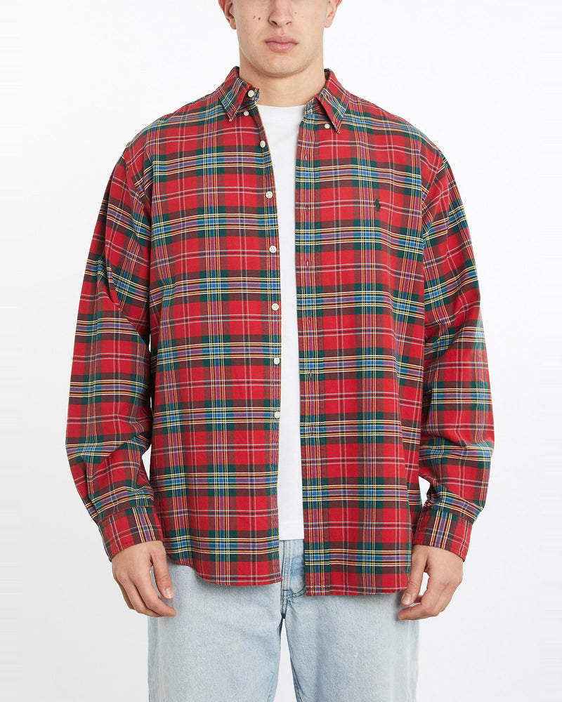 Vintage, 90s, Polo, Ralph, Lauren, Button, Up, Shirt, The Real Deal, size double extra large, colour Multicolour, newtown, sydney, australia, thrift store, opshop, preloved, secondhand, sustainable, retro, antique, 70s, 80s, 90s, 2000s, 00s, fashion, clothing, streetwear, trendy, garment, style, boutique, store, shop, archive, sale, cheap, best, top, Shirts