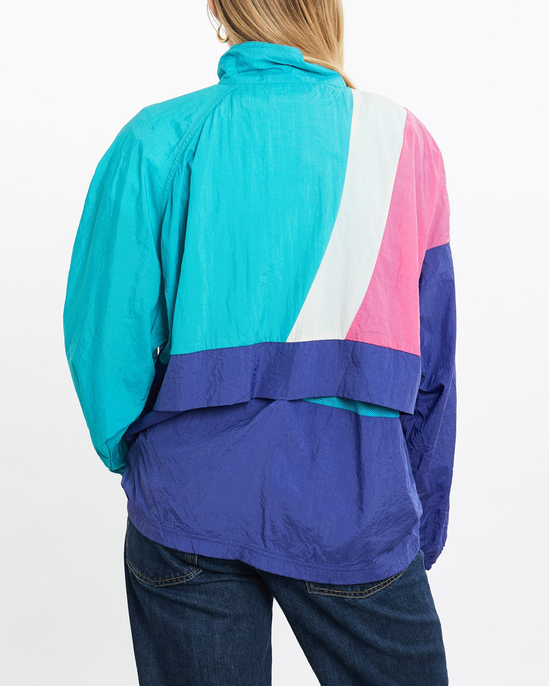 Vintage, 90s, Reebok, Track, Jacket, The Real Deal, size medium, colour Multicolour, newtown, sydney, australia, thrift store, opshop, preloved, secondhand, sustainable, retro, antique, 70s, 80s, 90s, 2000s, 00s, fashion, clothing, streetwear, trendy, garment, style, boutique, store, shop, archive, sale, cheap, best, top, Jackets