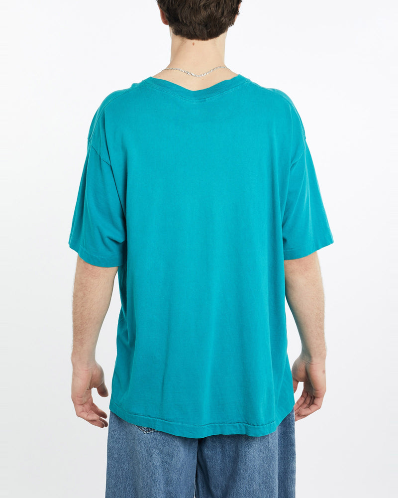 Vintage, 1996, NFL, Miami, Dolphins, Dan, Marino', Tee, The Real Deal, size extra large, colour Green, newtown, sydney, australia, thrift store, opshop, preloved, secondhand, sustainable, retro, antique, 70s, 80s, 90s, 2000s, 00s, fashion, clothing, streetwear, trendy, garment, style, boutique, store, shop, archive, sale, cheap, best, top, T-Shirts