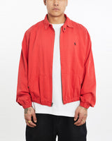 Vintage, 90s, Polo, Ralph, Lauren, Harrington, Jacket, The Real Deal, size extra large, colour Red, newtown, sydney, australia, thrift store, opshop, preloved, secondhand, sustainable, retro, antique, 70s, 80s, 90s, 2000s, 00s, fashion, clothing, streetwear, trendy, garment, style, boutique, store, shop, archive, sale, cheap, best, top, Jackets