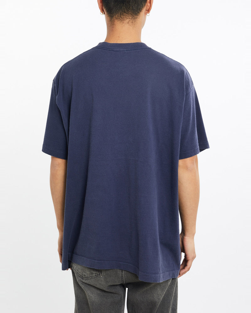 Vintage, 1996, MLB, New, York, Yankees, Tee, The Real Deal, size large, colour Navy, newtown, sydney, australia, thrift store, opshop, preloved, secondhand, sustainable, retro, antique, 70s, 80s, 90s, 2000s, 00s, fashion, clothing, streetwear, trendy, garment, style, boutique, store, shop, archive, sale, cheap, best, top, T-Shirts