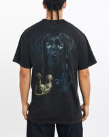 Vintage, Labrador, Tee, The Real Deal, size large, colour Black, newtown, sydney, australia, thrift store, opshop, preloved, secondhand, sustainable, retro, antique, 70s, 80s, 90s, 2000s, 00s, fashion, clothing, streetwear, trendy, garment, style, boutique, store, shop, archive, sale, cheap, best, top, T-Shirts