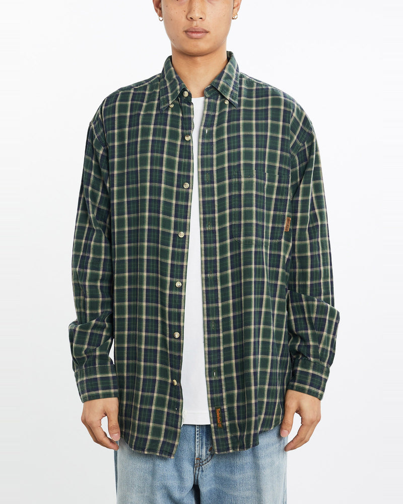 Vintage, Timberland, Button, Up, Shirt, The Real Deal, size large, colour Multicolour, newtown, sydney, australia, thrift store, opshop, preloved, secondhand, sustainable, retro, antique, 70s, 80s, 90s, 2000s, 00s, fashion, clothing, streetwear, trendy, garment, style, boutique, store, shop, archive, sale, cheap, best, top, Shirts