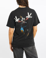 Vintage, 90s, Disney, Mickey, Mouse, Tee, The Real Deal, size medium, colour Black, newtown, sydney, australia, thrift store, opshop, preloved, secondhand, sustainable, retro, antique, 70s, 80s, 90s, 2000s, 00s, fashion, clothing, streetwear, trendy, garment, style, boutique, store, shop, archive, sale, cheap, best, top, T-Shirts