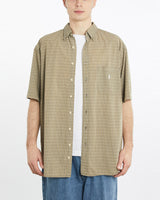 Vintage, 90s, Polo, Ralph, Lauren, Short, Sleeve, Button, Up, Shirt, The Real Deal, size extra large, colour Brown, newtown, sydney, australia, thrift store, opshop, preloved, secondhand, sustainable, retro, antique, 70s, 80s, 90s, 2000s, 00s, fashion, clothing, streetwear, trendy, garment, style, boutique, store, shop, archive, sale, cheap, best, top, Shirts