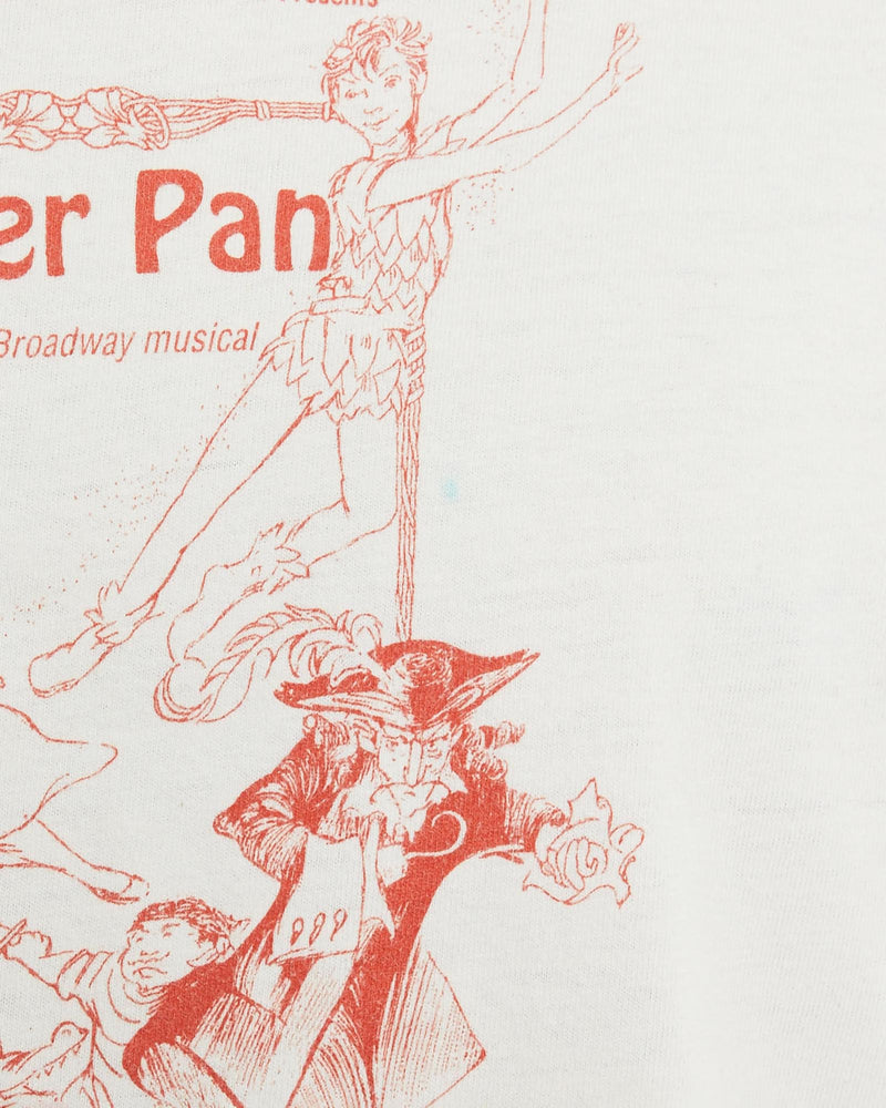 Vintage, 1994, Peter, Pan, Musical, Long, Sleeve, Tee, The Real Deal, size extra large, colour White, newtown, sydney, australia, thrift store, opshop, preloved, secondhand, sustainable, retro, antique, 70s, 80s, 90s, 2000s, 00s, fashion, clothing, streetwear, trendy, garment, style, boutique, store, shop, archive, sale, cheap, best, top, T-Shirts
