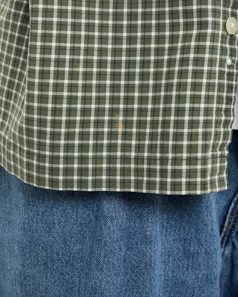 Vintage, 90s, Polo, Ralph, Lauren, Short, Sleeve, Button, Up, Shirt, The Real Deal, size extra large, colour Green, newtown, sydney, australia, thrift store, opshop, preloved, secondhand, sustainable, retro, antique, 70s, 80s, 90s, 2000s, 00s, fashion, clothing, streetwear, trendy, garment, style, boutique, store, shop, archive, sale, cheap, best, top, Shirts