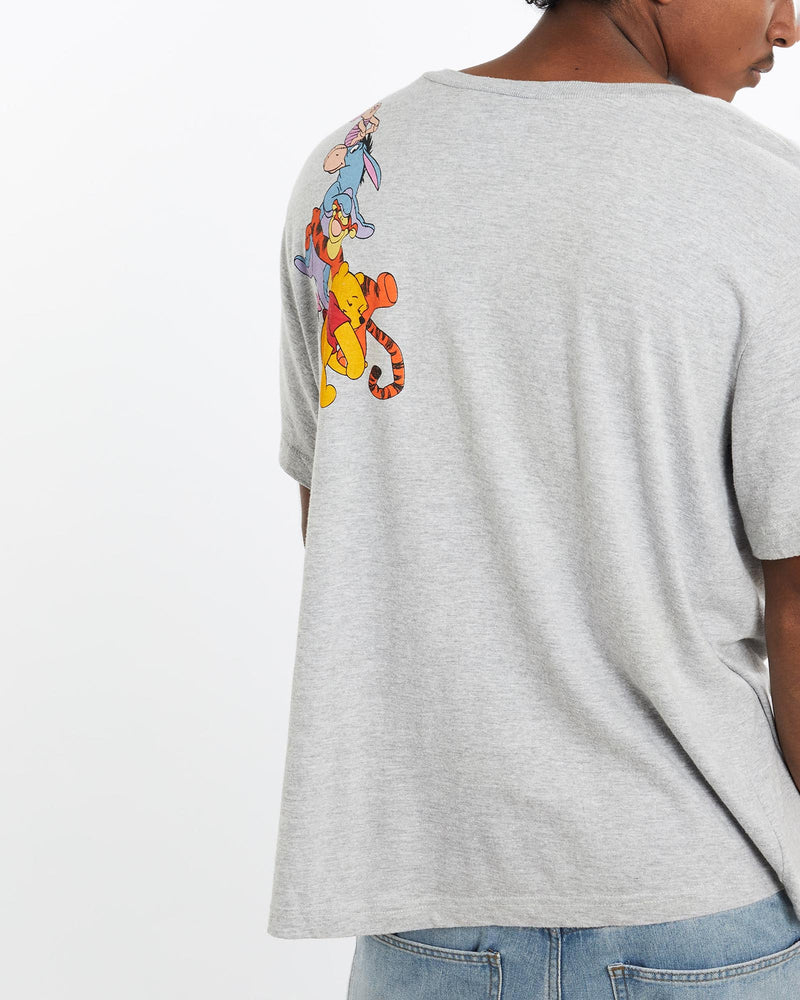 Vintage, Disney, Winnie, The, Pooh, Tee, The Real Deal, size medium, colour Grey, newtown, sydney, australia, thrift store, opshop, preloved, secondhand, sustainable, retro, antique, 70s, 80s, 90s, 2000s, 00s, fashion, clothing, streetwear, trendy, garment, style, boutique, store, shop, archive, sale, cheap, best, top, T-Shirts