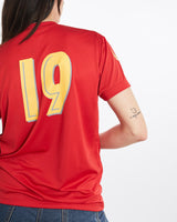 Vintage, Asics, Japan, Soccer, Jersey, The Real Deal, size medium, colour Red, newtown, sydney, australia, thrift store, opshop, preloved, secondhand, sustainable, retro, antique, 70s, 80s, 90s, 2000s, 00s, fashion, clothing, streetwear, trendy, garment, style, boutique, store, shop, archive, sale, cheap, best, top, T-Shirts