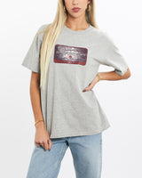 Vintage, Nike, Soccer, Tee, The Real Deal, size extra small, colour Grey, newtown, sydney, australia, thrift store, opshop, preloved, secondhand, sustainable, retro, antique, 70s, 80s, 90s, 2000s, 00s, fashion, clothing, streetwear, trendy, garment, style, boutique, store, shop, archive, sale, cheap, best, top, T-Shirts