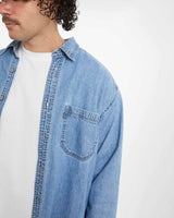 Vintage Levi's Denim Button Up Shirt <br>XL , The Real Deal , newtown, sydney, australia, thrift store, opshop, preloved, secondhand, sustainable, retro, antique, 70s, 80s, 90s, 2000s, 00s, fashion, clothing, streetwear, trendy, garment, style, boutique, store, shop, archive, sale, cheap, best, top