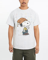 Vintage, 90s, Snoopy, Cartoon, Tee, The Real Deal, size large, colour Grey, newtown, sydney, australia, thrift store, opshop, preloved, secondhand, sustainable, retro, antique, 70s, 80s, 90s, 2000s, 00s, fashion, clothing, streetwear, trendy, garment, style, boutique, store, shop, archive, sale, cheap, best, top, T-Shirts