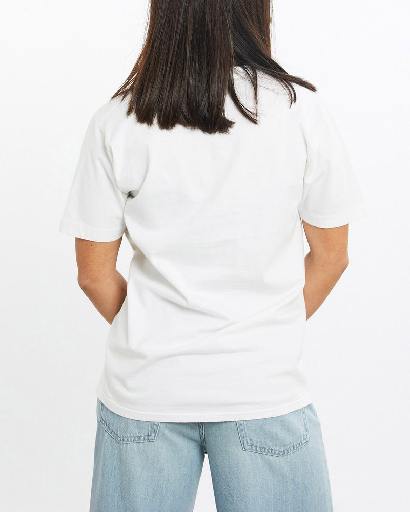 Vintage, 1991, Mickey, Mouse, Walt, Disney, World, Tee, The Real Deal, size double extra small, colour White, newtown, sydney, australia, thrift store, opshop, preloved, secondhand, sustainable, retro, antique, 70s, 80s, 90s, 2000s, 00s, fashion, clothing, streetwear, trendy, garment, style, boutique, store, shop, archive, sale, cheap, best, top, T-Shirts