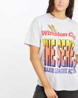 Vintage, 1995, Winston, Cup, Racing, Tee, The Real Deal, size medium, colour Grey, newtown, sydney, australia, thrift store, opshop, preloved, secondhand, sustainable, retro, antique, 70s, 80s, 90s, 2000s, 00s, fashion, clothing, streetwear, trendy, garment, style, boutique, store, shop, archive, sale, cheap, best, top, T-Shirts