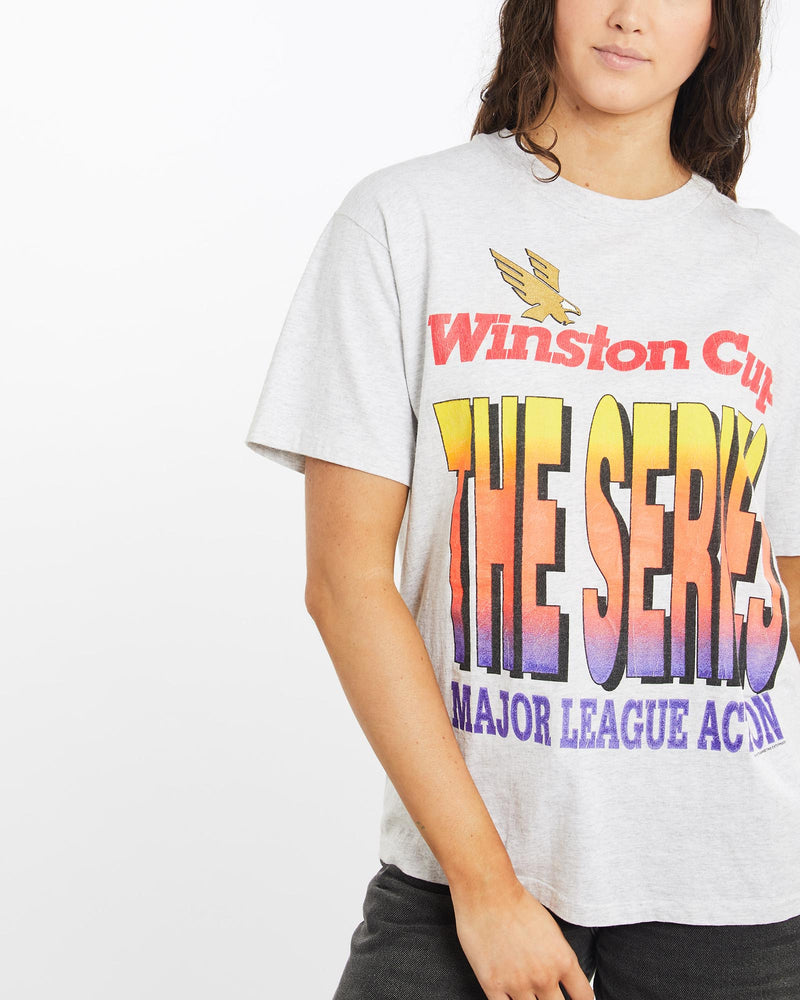 Vintage, 1995, Winston, Cup, Racing, Tee, The Real Deal, size medium, colour Grey, newtown, sydney, australia, thrift store, opshop, preloved, secondhand, sustainable, retro, antique, 70s, 80s, 90s, 2000s, 00s, fashion, clothing, streetwear, trendy, garment, style, boutique, store, shop, archive, sale, cheap, best, top, T-Shirts