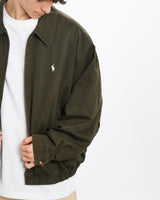 Vintage, 90s, Polo, Ralph, Lauren, Harrington, Jacket, The Real Deal, size extra large, colour Green, newtown, sydney, australia, thrift store, opshop, preloved, secondhand, sustainable, retro, antique, 70s, 80s, 90s, 2000s, 00s, fashion, clothing, streetwear, trendy, garment, style, boutique, store, shop, archive, sale, cheap, best, top, Jackets