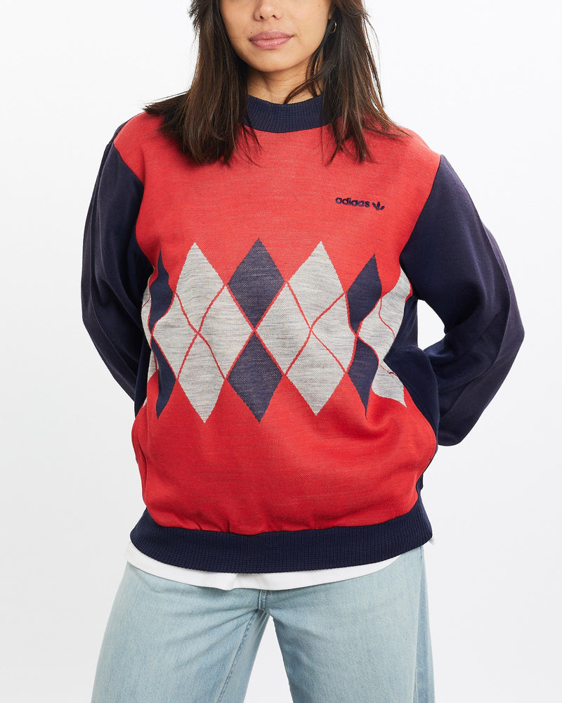 Vintage, 80s, Adidas, Sweatshirt, The Real Deal, size double extra small, colour Multicolour, newtown, sydney, australia, thrift store, opshop, preloved, secondhand, sustainable, retro, antique, 70s, 80s, 90s, 2000s, 00s, fashion, clothing, streetwear, trendy, garment, style, boutique, store, shop, archive, sale, cheap, best, top, Sweats and hoodies