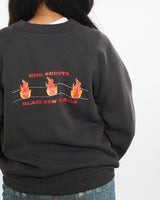 Vintage 90s Girl Scouts 'Blaze New Trails' Sweatshirt <br>S , The Real Deal , newtown, sydney, australia, thrift store, opshop, preloved, secondhand, sustainable, retro, antique, 70s, 80s, 90s, 2000s, 00s, fashion, clothing, streetwear, trendy, garment, style, boutique, store, shop, archive, sale, cheap, best, top