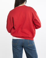 Vintage, 90s, Nike, Sweatshirt, The Real Deal, size medium, colour Red, newtown, sydney, australia, thrift store, opshop, preloved, secondhand, sustainable, retro, antique, 70s, 80s, 90s, 2000s, 00s, fashion, clothing, streetwear, trendy, garment, style, boutique, store, shop, archive, sale, cheap, best, top, Sweats and hoodies