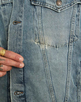 Vintage, 90s, Levi's, Denim, Jacket, The Real Deal, size extra large, colour Navy, newtown, sydney, australia, thrift store, opshop, preloved, secondhand, sustainable, retro, antique, 70s, 80s, 90s, 2000s, 00s, fashion, clothing, streetwear, trendy, garment, style, boutique, store, shop, archive, sale, cheap, best, top, Jackets