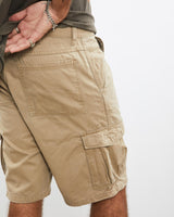 Vintage, Wrangler, Cargo, Shorts, The Real Deal, size 35", colour Brown, newtown, sydney, australia, thrift store, opshop, preloved, secondhand, sustainable, retro, antique, 70s, 80s, 90s, 2000s, 00s, fashion, clothing, streetwear, trendy, garment, style, boutique, store, shop, archive, sale, cheap, best, top, Shorts