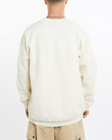 Vintage, 90s, Alaska, Eagle, Wildlife, Sweatshirt, The Real Deal, size extra large, colour Beige, newtown, sydney, australia, thrift store, opshop, preloved, secondhand, sustainable, retro, antique, 70s, 80s, 90s, 2000s, 00s, fashion, clothing, streetwear, trendy, garment, style, boutique, store, shop, archive, sale, cheap, best, top, Sweats and hoodies