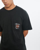 Vintage Harley Davidson Tee <br>L , The Real Deal , newtown, sydney, australia, thrift store, opshop, preloved, secondhand, sustainable, retro, antique, 70s, 80s, 90s, 2000s, 00s, fashion, clothing, streetwear, trendy, garment, style, boutique, store, shop, archive, sale, cheap, best, top