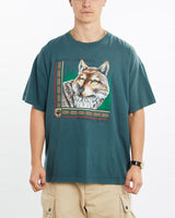 Vintage, 90s, Timber, Wolf, Wildlife, Tee, The Real Deal, size large, colour Green, newtown, sydney, australia, thrift store, opshop, preloved, secondhand, sustainable, retro, antique, 70s, 80s, 90s, 2000s, 00s, fashion, clothing, streetwear, trendy, garment, style, boutique, store, shop, archive, sale, cheap, best, top, T-Shirts