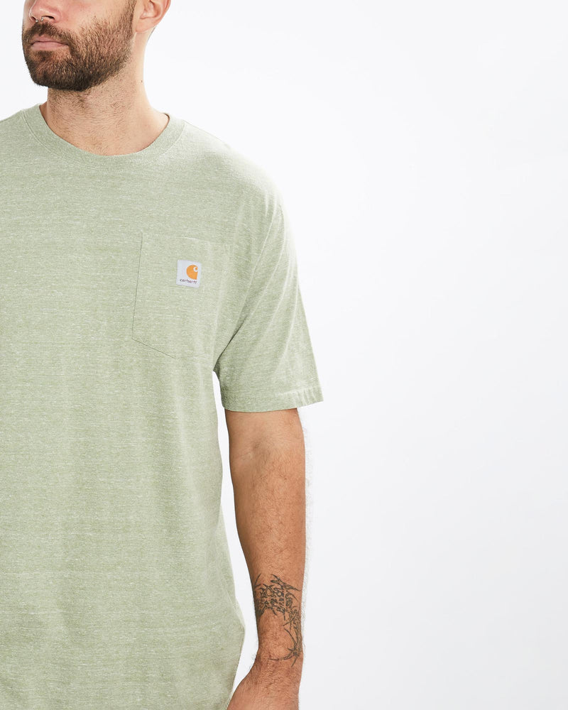 Vintage, Carhartt, Pocket, Tee, The Real Deal, size extra large, colour Green, newtown, sydney, australia, thrift store, opshop, preloved, secondhand, sustainable, retro, antique, 70s, 80s, 90s, 2000s, 00s, fashion, clothing, streetwear, trendy, garment, style, boutique, store, shop, archive, sale, cheap, best, top, T-Shirts