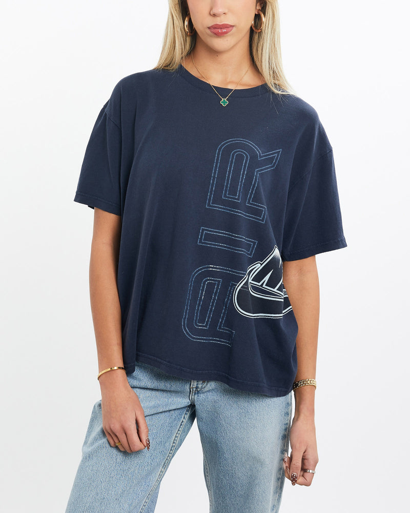 Vintage, Nike, Air, Tee, The Real Deal, size extra small, colour Navy, newtown, sydney, australia, thrift store, opshop, preloved, secondhand, sustainable, retro, antique, 70s, 80s, 90s, 2000s, 00s, fashion, clothing, streetwear, trendy, garment, style, boutique, store, shop, archive, sale, cheap, best, top, T-Shirts