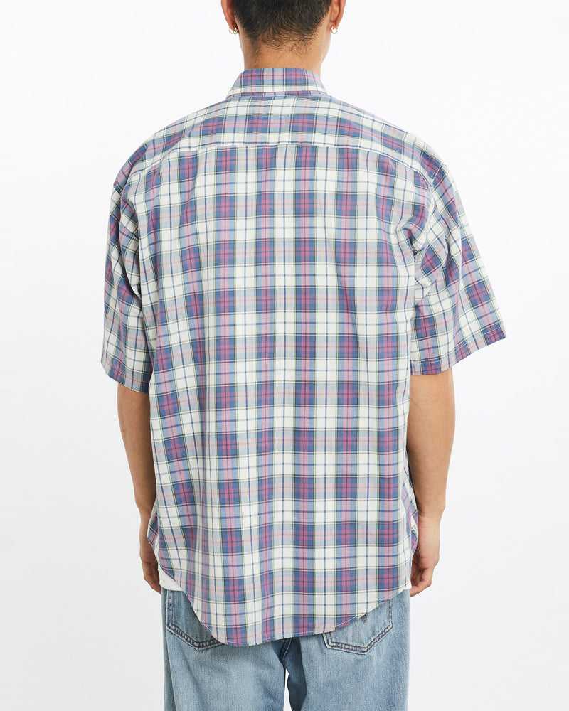 Vintage, 90s, Polo, Ralph, Lauren, Short, Sleeve, Button, Up, Shirt, The Real Deal, size large, colour Multicolour, newtown, sydney, australia, thrift store, opshop, preloved, secondhand, sustainable, retro, antique, 70s, 80s, 90s, 2000s, 00s, fashion, clothing, streetwear, trendy, garment, style, boutique, store, shop, archive, sale, cheap, best, top, Shirts