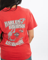 Vintage 90s Harley Davidson Tee <br>S , The Real Deal , newtown, sydney, australia, thrift store, opshop, preloved, secondhand, sustainable, retro, antique, 70s, 80s, 90s, 2000s, 00s, fashion, clothing, streetwear, trendy, garment, style, boutique, store, shop, archive, sale, cheap, best, top