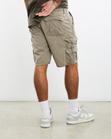 Vintage, Wrangler, Cargo, Shorts, The Real Deal, size 35", colour Brown, newtown, sydney, australia, thrift store, opshop, preloved, secondhand, sustainable, retro, antique, 70s, 80s, 90s, 2000s, 00s, fashion, clothing, streetwear, trendy, garment, style, boutique, store, shop, archive, sale, cheap, best, top, Shorts