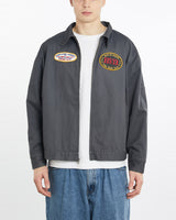 Vintage, 90s, Pilot, Mechanic, Jacket, The Real Deal, size extra large, colour Grey, newtown, sydney, australia, thrift store, opshop, preloved, secondhand, sustainable, retro, antique, 70s, 80s, 90s, 2000s, 00s, fashion, clothing, streetwear, trendy, garment, style, boutique, store, shop, archive, sale, cheap, best, top, Jackets